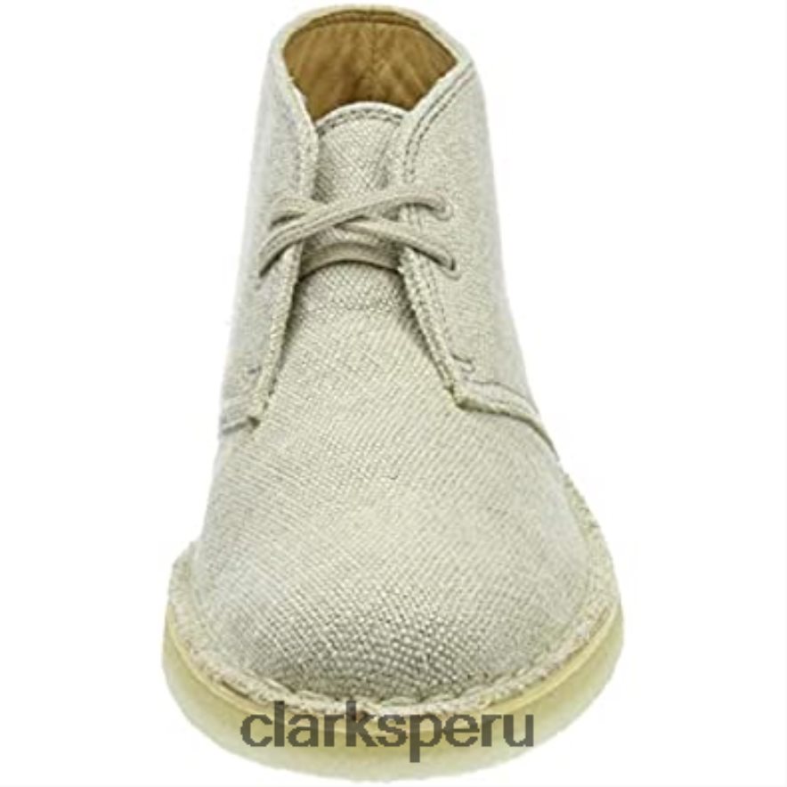 botas safari mujer clarks beige lona natural mujer Clarks 40N4LX2495 lona natural beige
