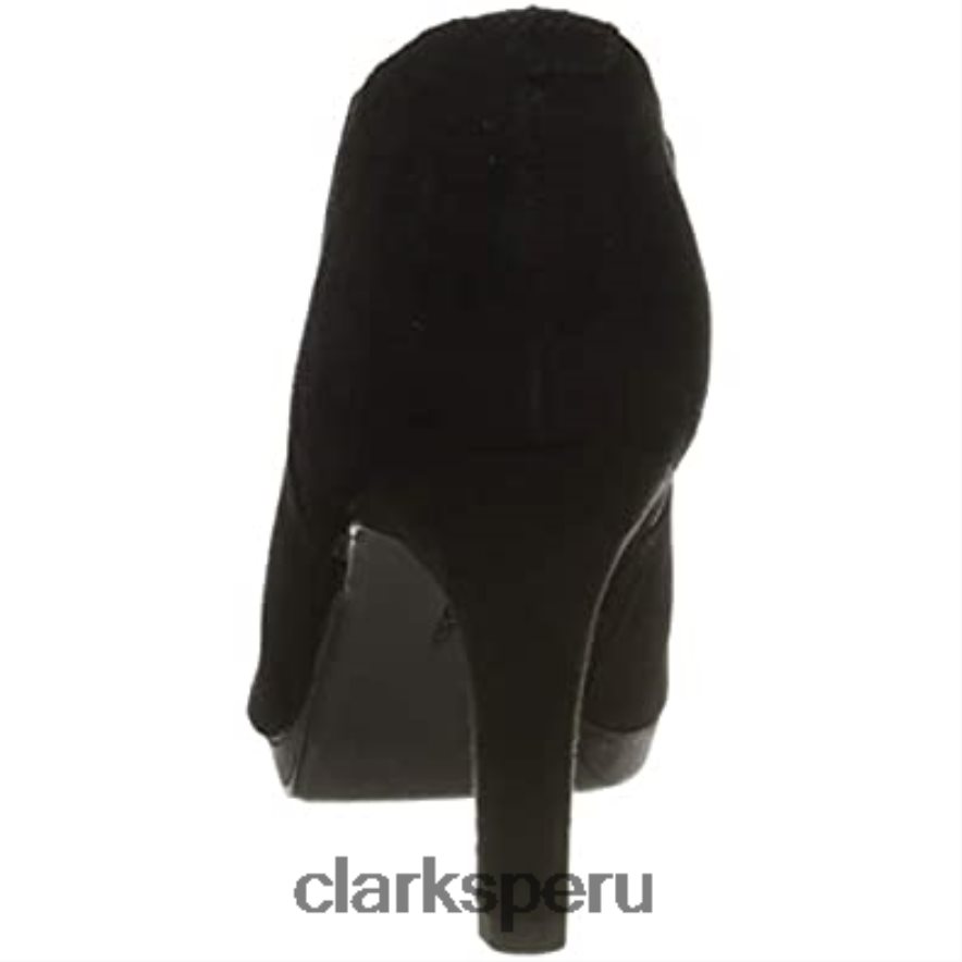 Botín clarks adriel lily negro para mujer mujer Clarks 40N4LX936 negro