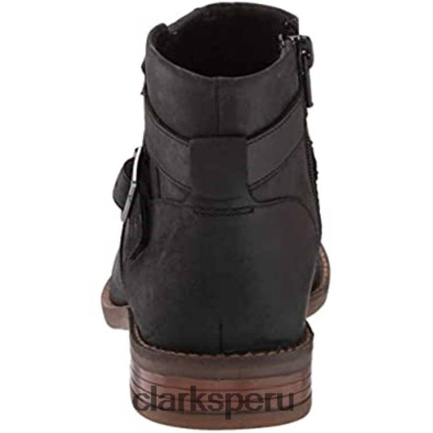 Botín clarks camzdime de piel negro para mujer mujer Clarks 40N4LX457 cuero negro