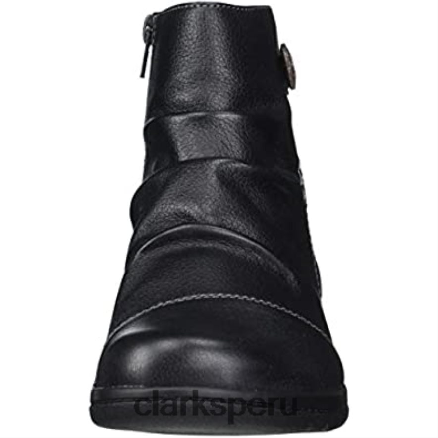 Botín clarks cheyn zoe de piel negro para mujer mujer Clarks 40N4LX2625 cuero negro