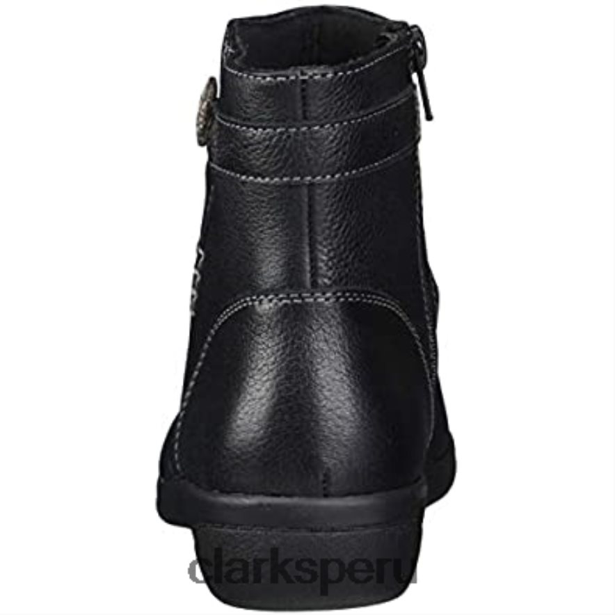 Botín clarks cheyn zoe de piel negro para mujer mujer Clarks 40N4LX2625 cuero negro