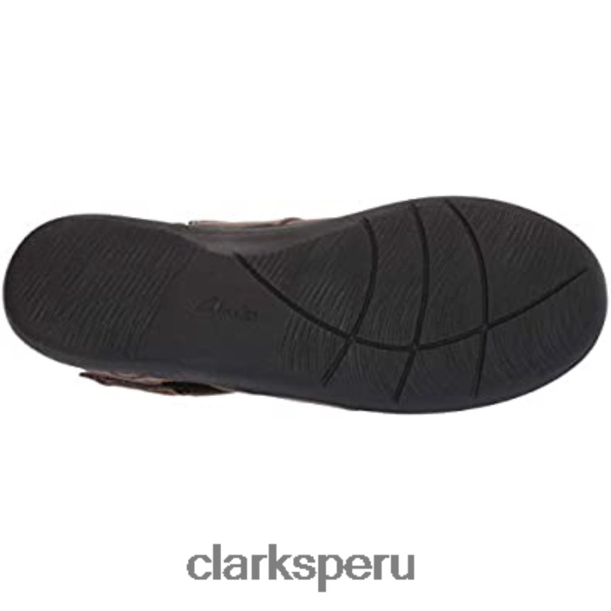 Botín clarks sillian rani sintético metalizado peltre para mujer mujer Clarks 40N4LX1289 peltre metálico sintético