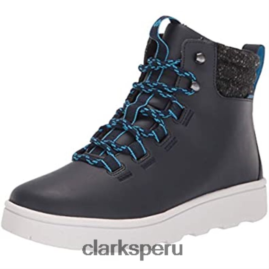 Botín clarks step explore hi para mujer azul marino sintético mujer Clarks 40N4LX2426 azul marino sintético