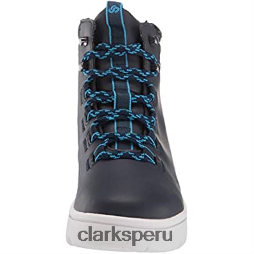 Botín clarks step explore hi para mujer azul marino sintético mujer Clarks 40N4LX2426 azul marino sintético