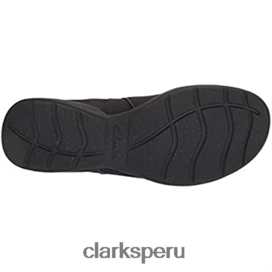 Bota roseville mujer piel negra botines clarks impermeables con forro cálido mujer Clarks 40N4LX2740 cuero negro