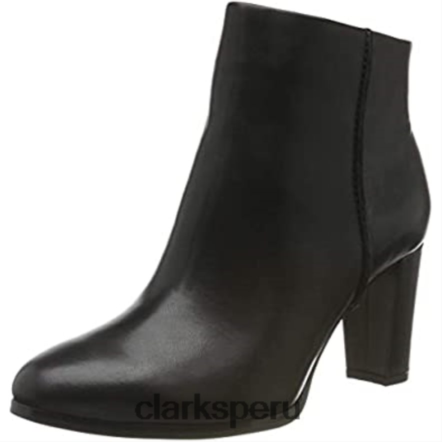 botines clarks kaylfern de mujer negros mujer Clarks 40N4LX1747 cuero negro cuero negro