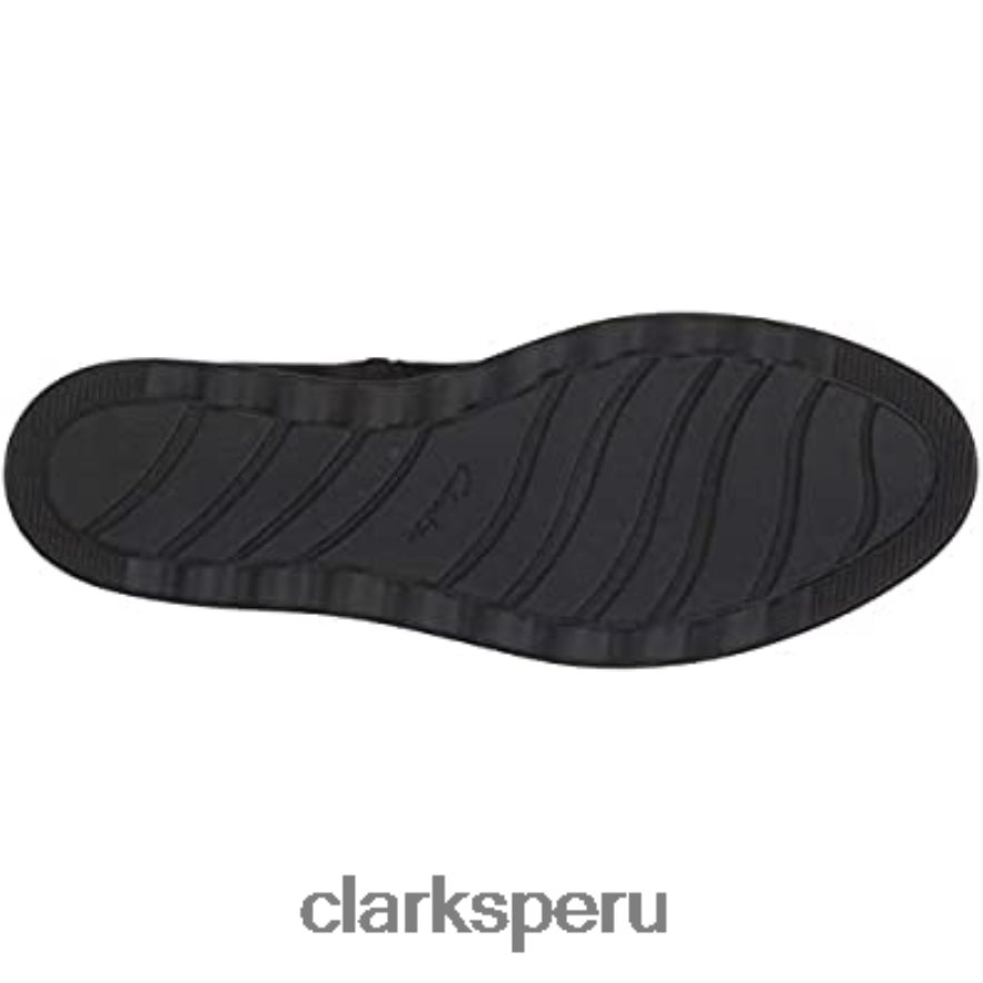 botines sharon spring para mujer clarks ante negro con ribete tostado oscuro mujer Clarks 40N4LX1911 gamuza negra con ribete tostado oscuro