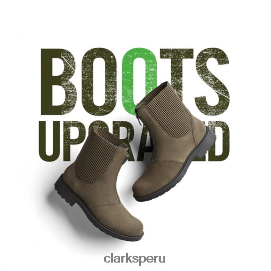 clarks orinoco2 up ante oliva oscuro mujer Clarks 40N4LX6131 ante oliva oscuro