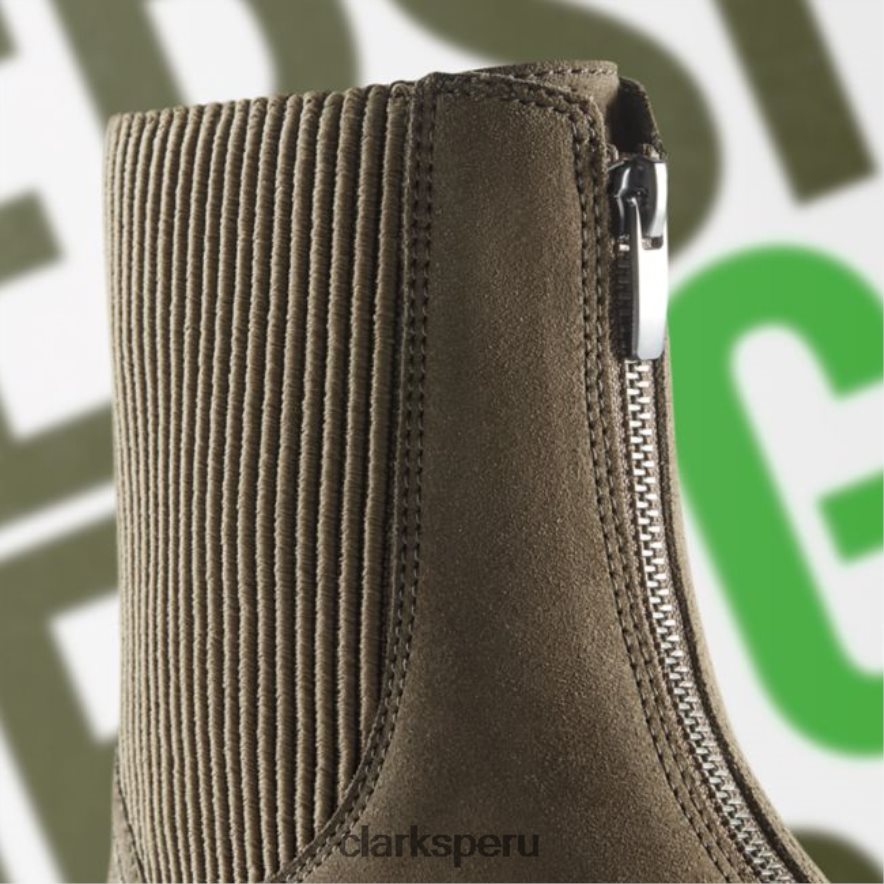 clarks orinoco2 up ante oliva oscuro mujer Clarks 40N4LX6131 ante oliva oscuro