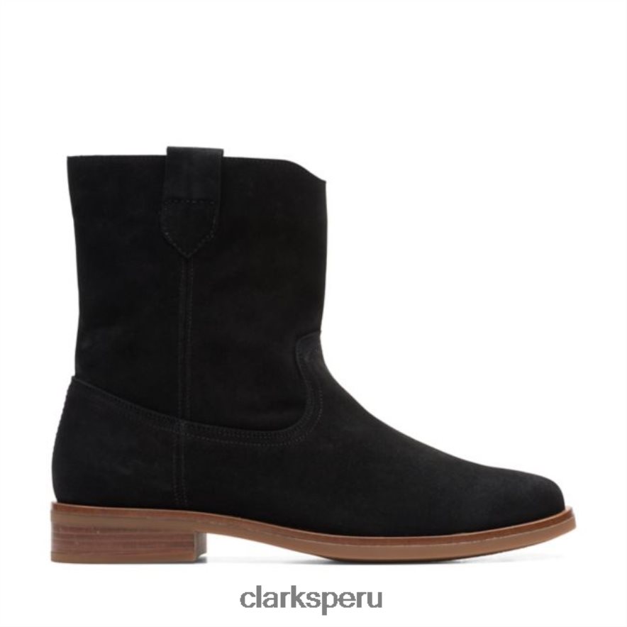 ante negro clarks memi mid ante negro mujer Clarks 40N4LX5344 ante negro