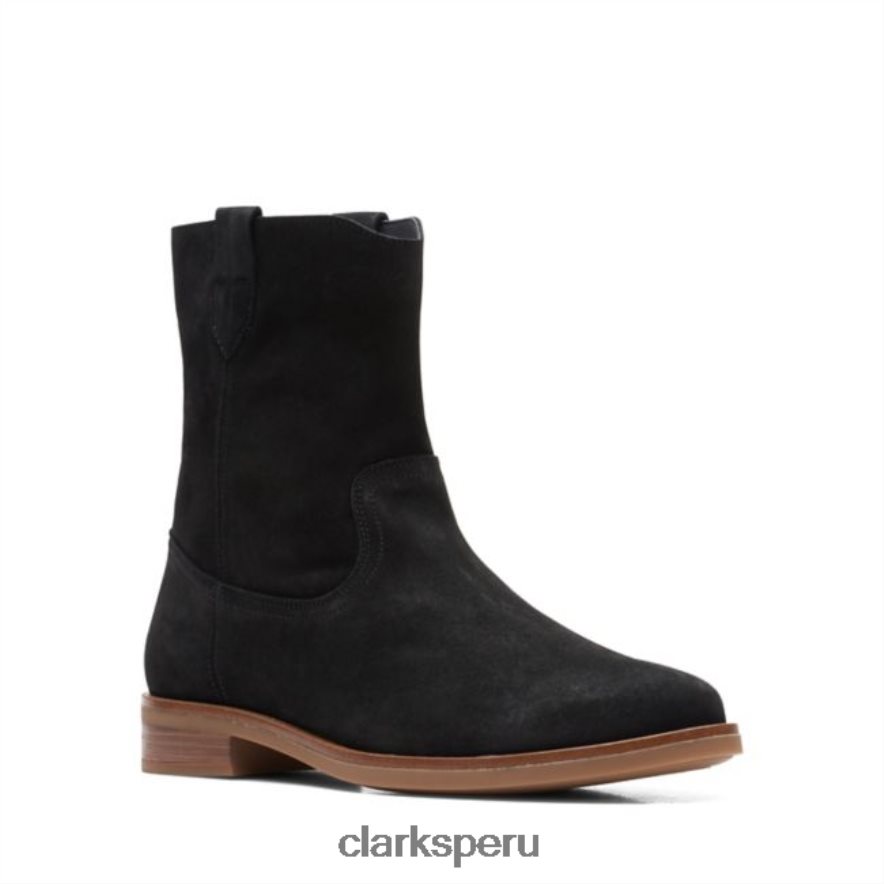 ante negro clarks memi mid ante negro mujer Clarks 40N4LX5344 ante negro