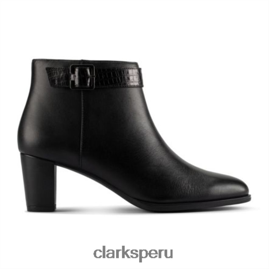 bota clarks kayl60 cuero negro mujer Clarks 40N4LX4210 cuero negro