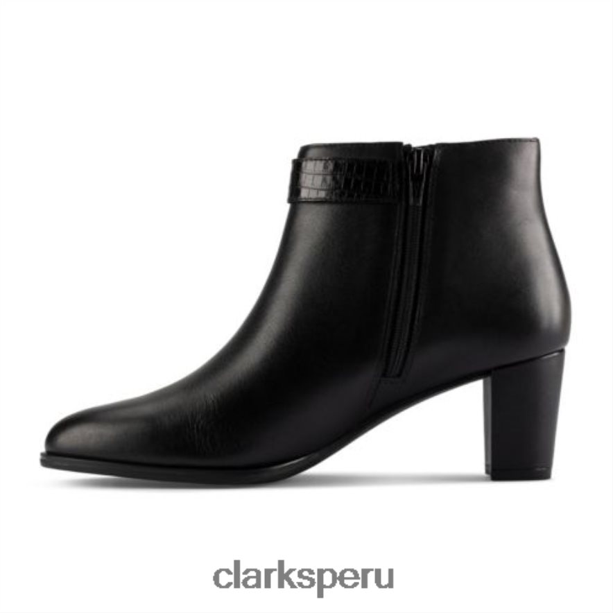 bota clarks kayl60 cuero negro mujer Clarks 40N4LX4210 cuero negro