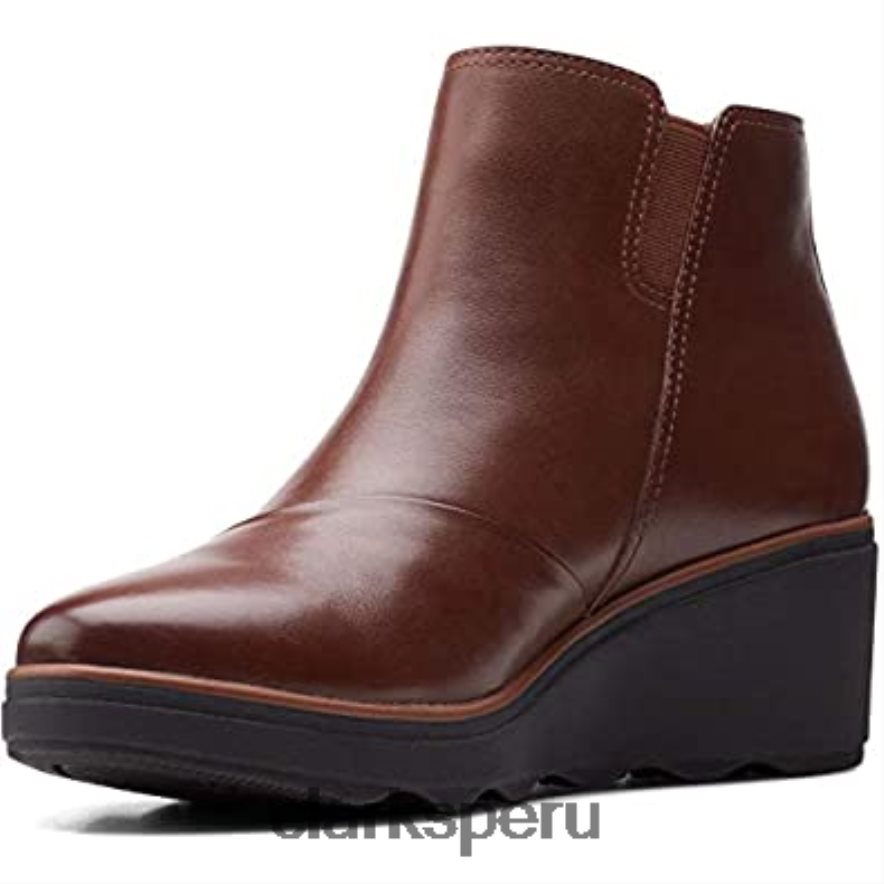 botas clarks mahoga ny de cuero para mujer mazy eastham charol negro mujer Clarks 40N4LX1201 cuero caoba