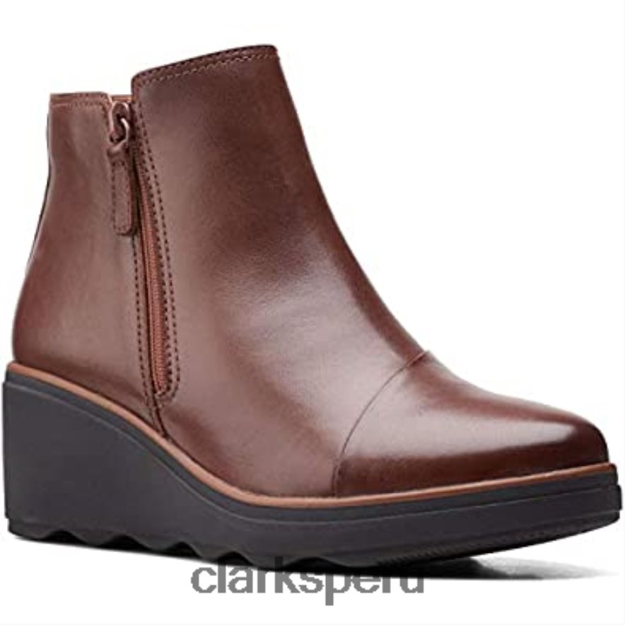 botas clarks mahoga ny de cuero para mujer mazy eastham charol negro mujer Clarks 40N4LX1201 cuero caoba