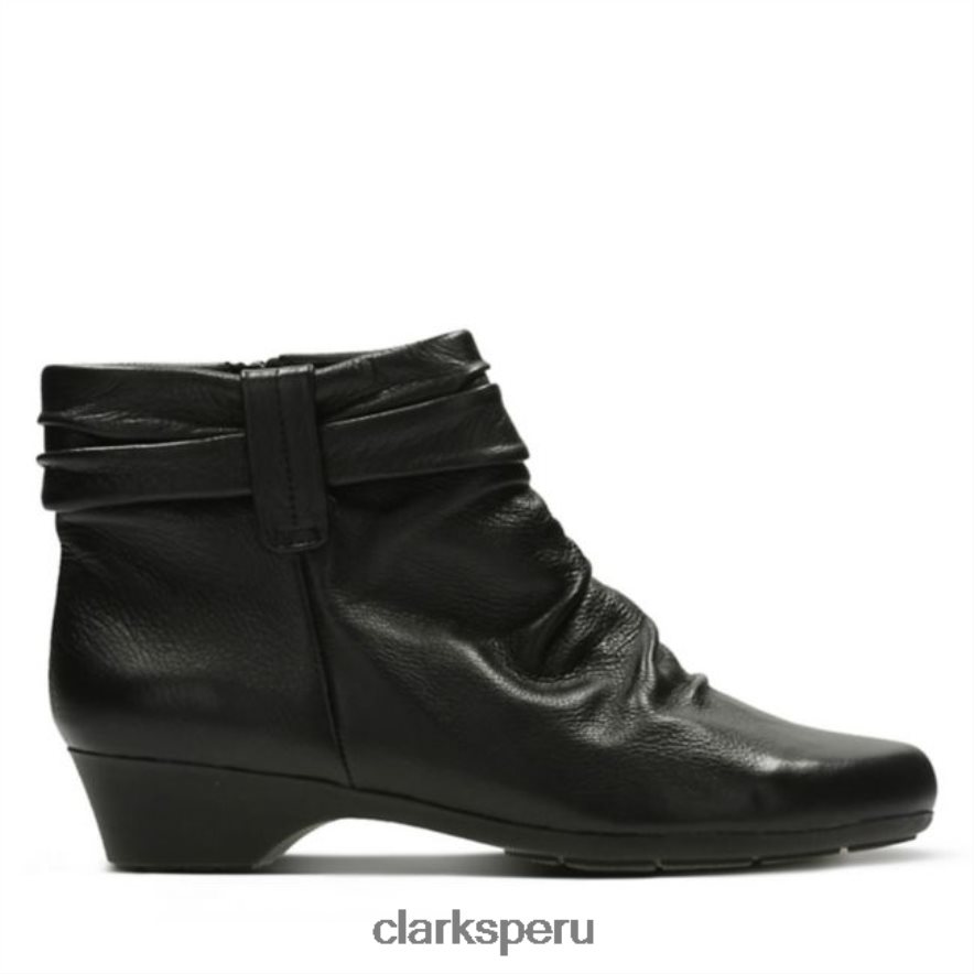 clarks cuero negro matron ella cuero negro mujer Clarks 40N4LX5313 cuero negro