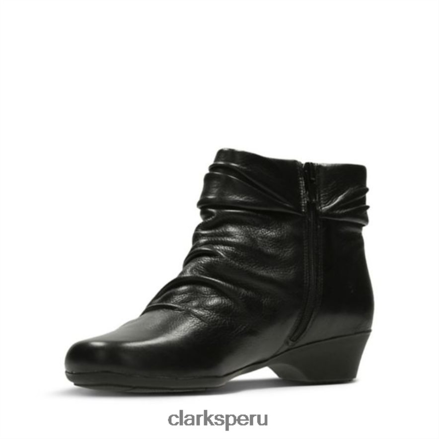 clarks cuero negro matron ella cuero negro mujer Clarks 40N4LX5313 cuero negro