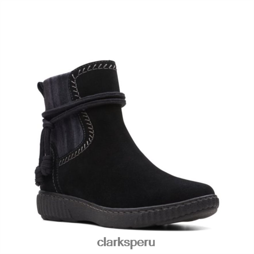 clarks de ante negro caroline lily ante negro mujer Clarks 40N4LX6156 ante negro