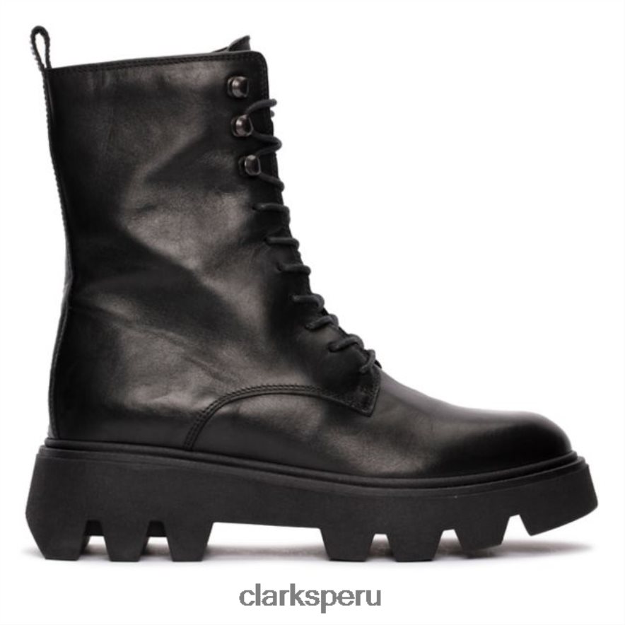 motivo de cuero negro 20 encaje clarks de cuero negro mujer Clarks 40N4LX5260 cuero negro