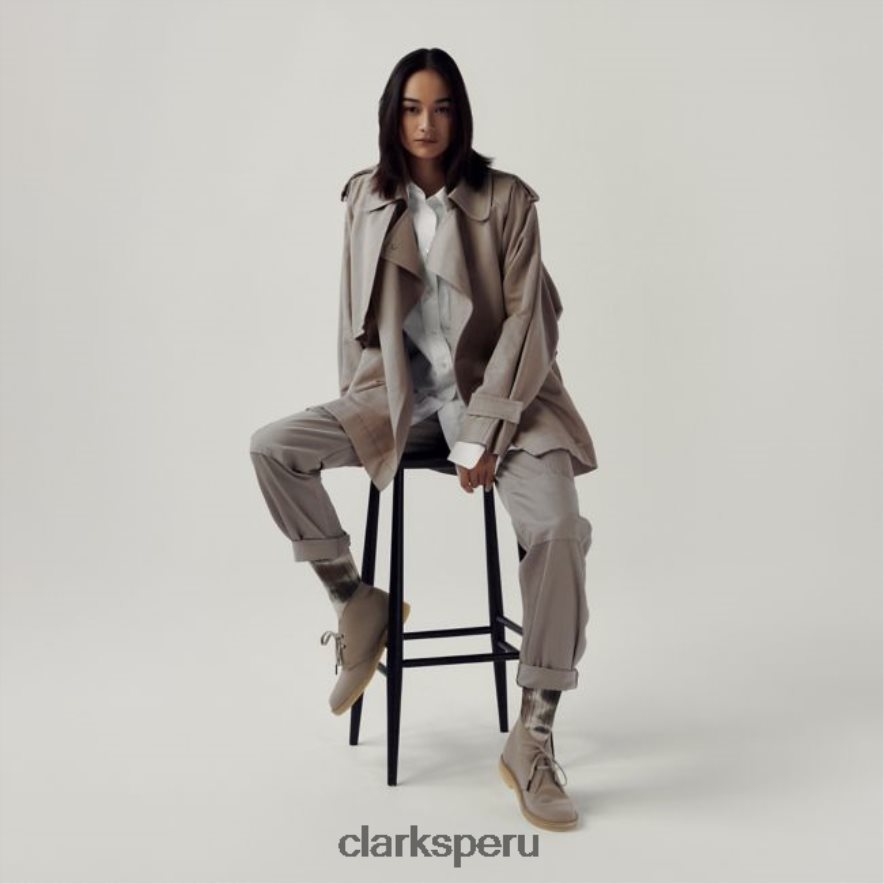 bota desierto gamuza clarks mujer Clarks 40N4LX6175 gamuza arena