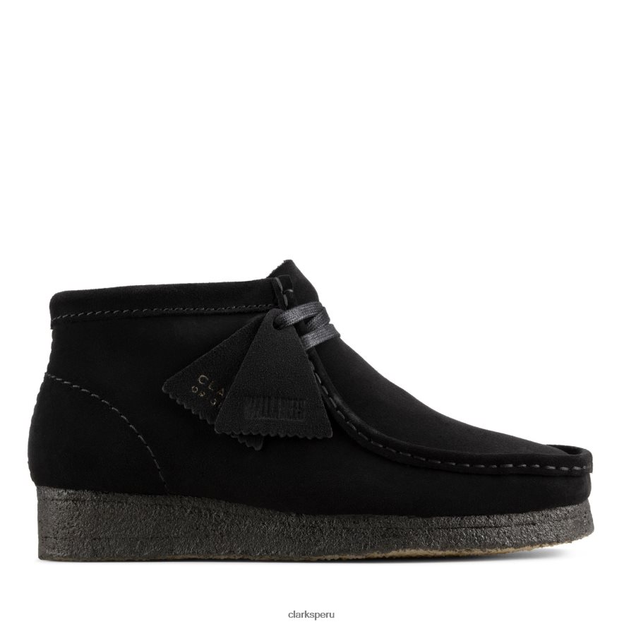 bota clarks wallabee de ante negro mujer Clarks 40N4LX3016 ante negro