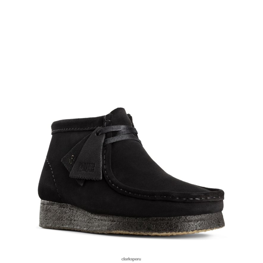 bota clarks wallabee de ante negro mujer Clarks 40N4LX3016 ante negro