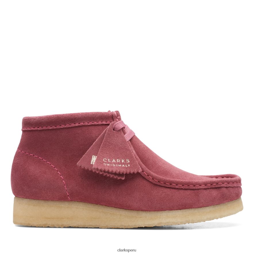 bota clarks wallabee rosa mujer Clarks 40N4LX3147 rosa
