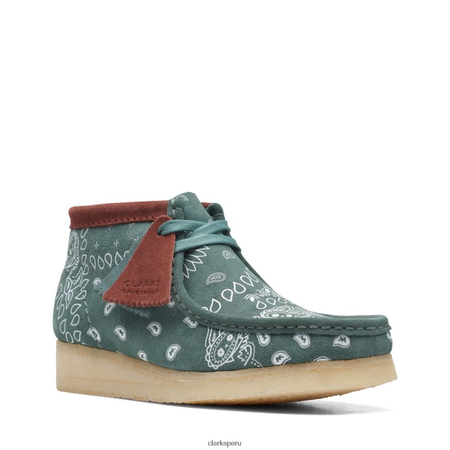 botas clarks wallabee mujer Clarks 40N4LX3153 verde