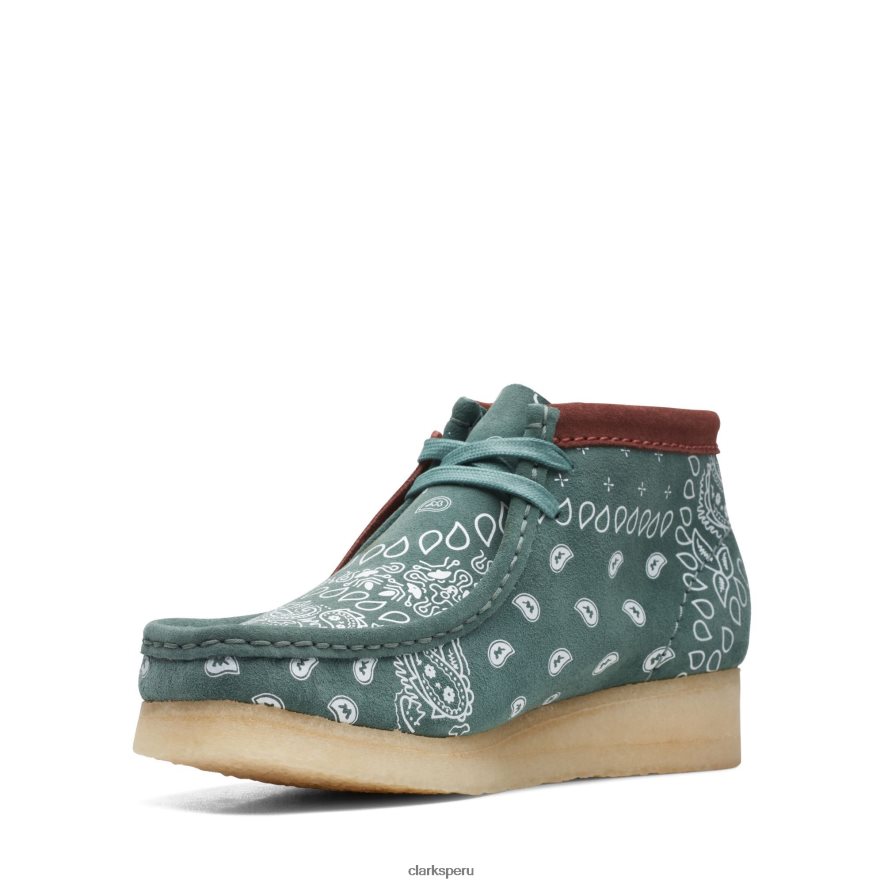 botas clarks wallabee mujer Clarks 40N4LX3153 verde