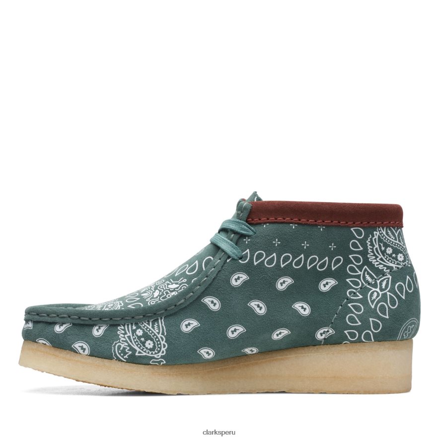 botas clarks wallabee mujer Clarks 40N4LX3153 verde