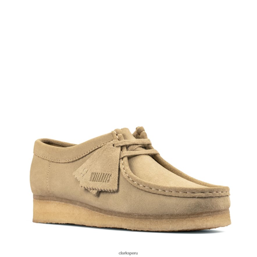 clarks maple ante wallabee mujer Clarks 40N4LX3025 gamuza de arce