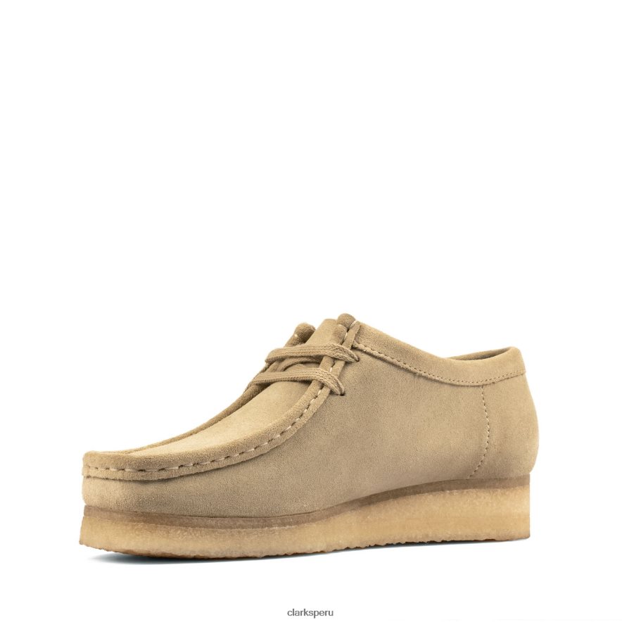 clarks maple ante wallabee mujer Clarks 40N4LX3025 gamuza de arce