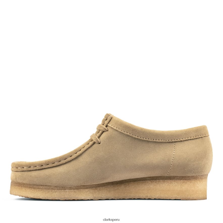 clarks maple ante wallabee mujer Clarks 40N4LX3025 gamuza de arce