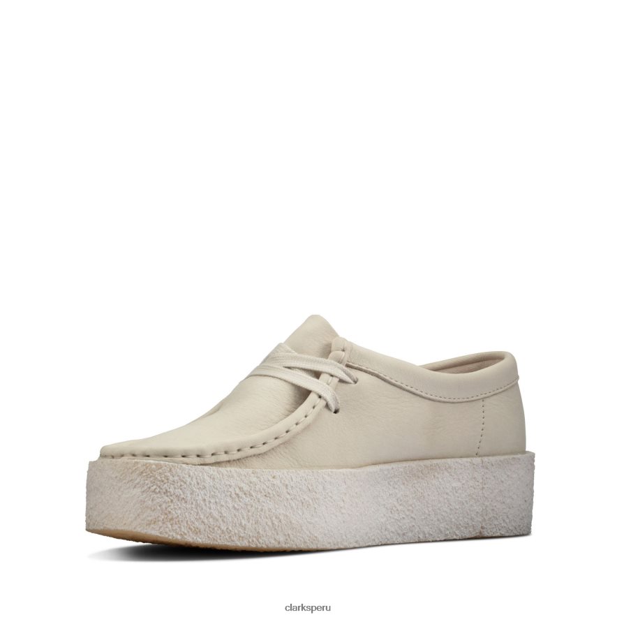 taza clarks wallabee mujer Clarks 40N4LX3000 nubuck blanco