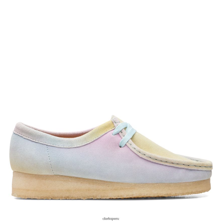 wallabee clarks blanco/azul mujer Clarks 40N4LX3317 blanco azul