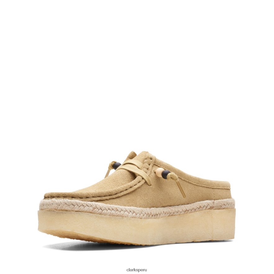 wallabee cup lo clarks arce ante mujer Clarks 40N4LX3399 gamuza de arce