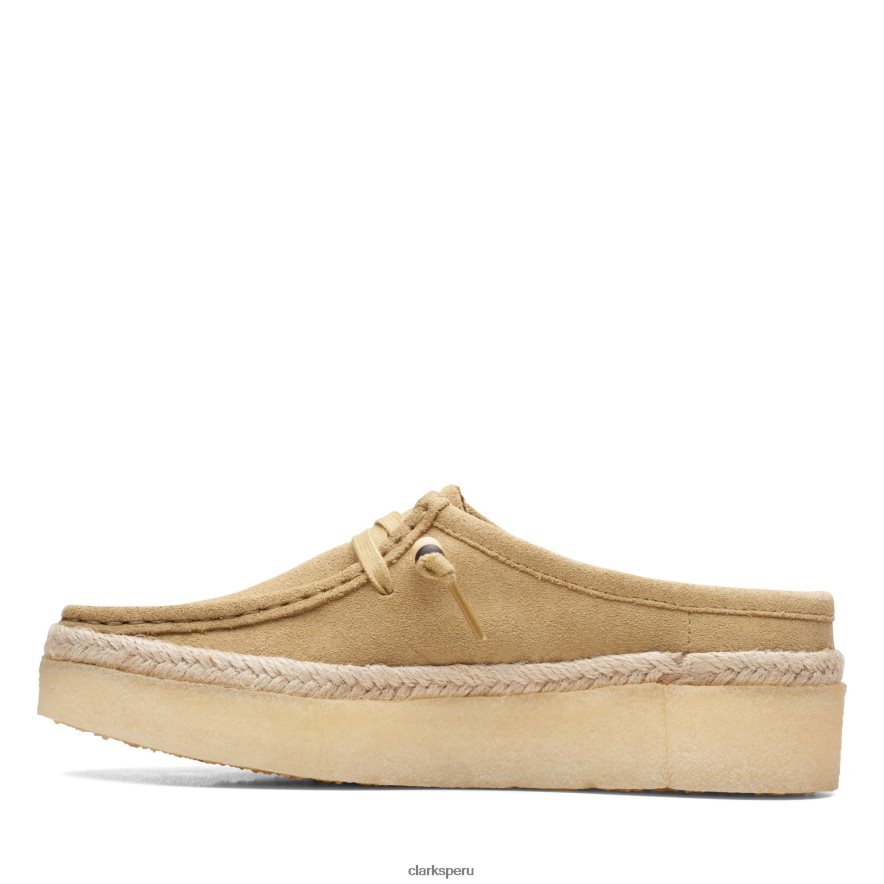 wallabee cup lo clarks arce ante mujer Clarks 40N4LX3399 gamuza de arce