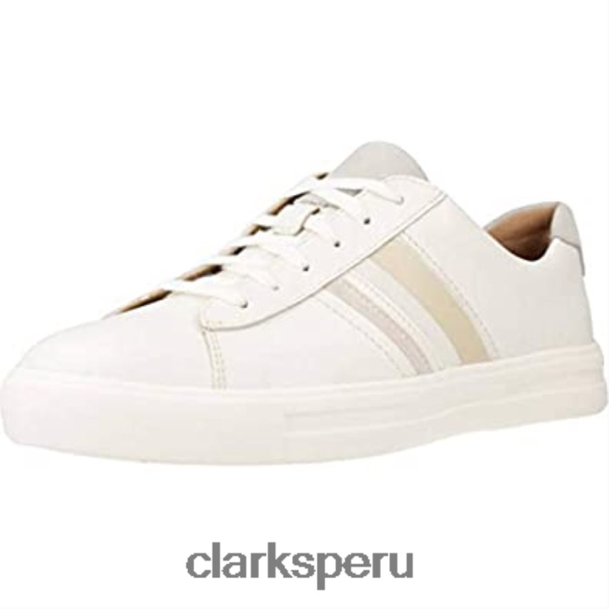 Zapatillas deportivas de mujer combi un maui band blancas clarks mujer Clarks 40N4LX36 combinación blanca