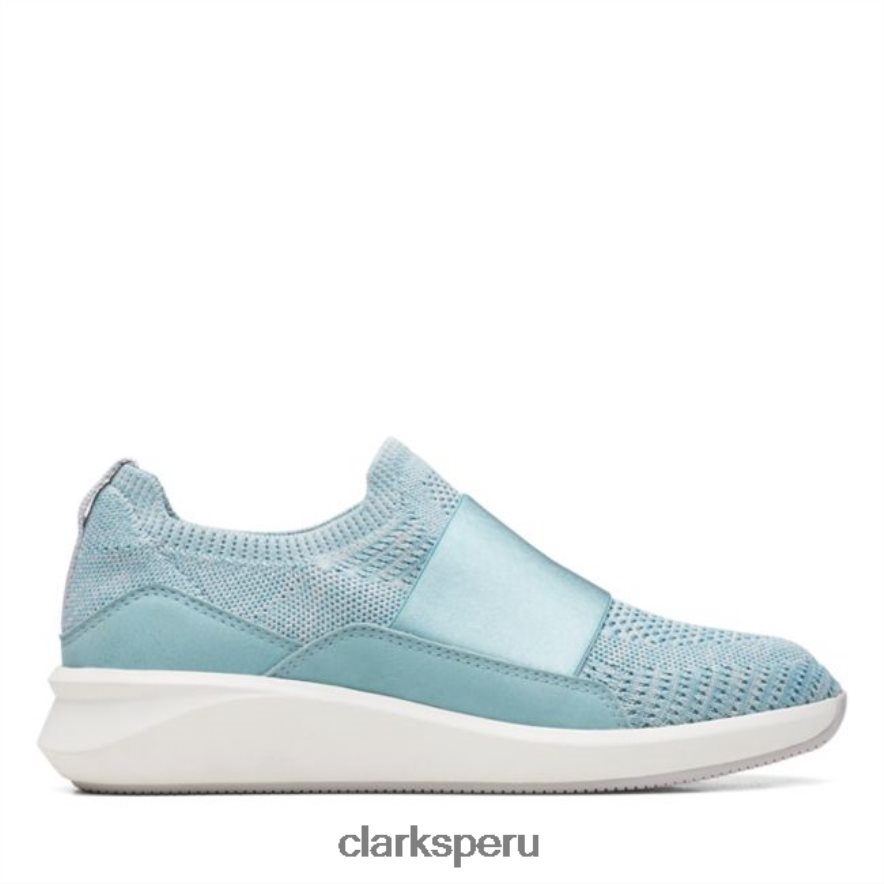 clarks un rio knit punto turquesa punto turquesa mujer Clarks 40N4LX6506 punto turquesa