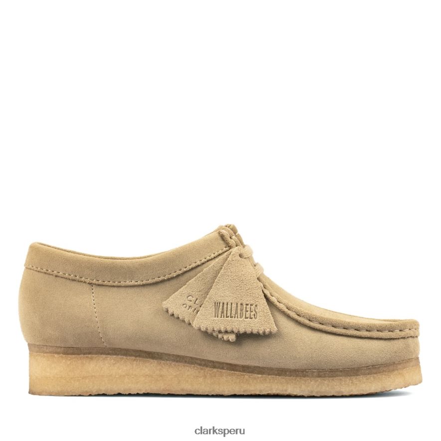 ante de arce clarks wallabee ante de arce mujer Clarks 40N4LX5123 gamuza de arce