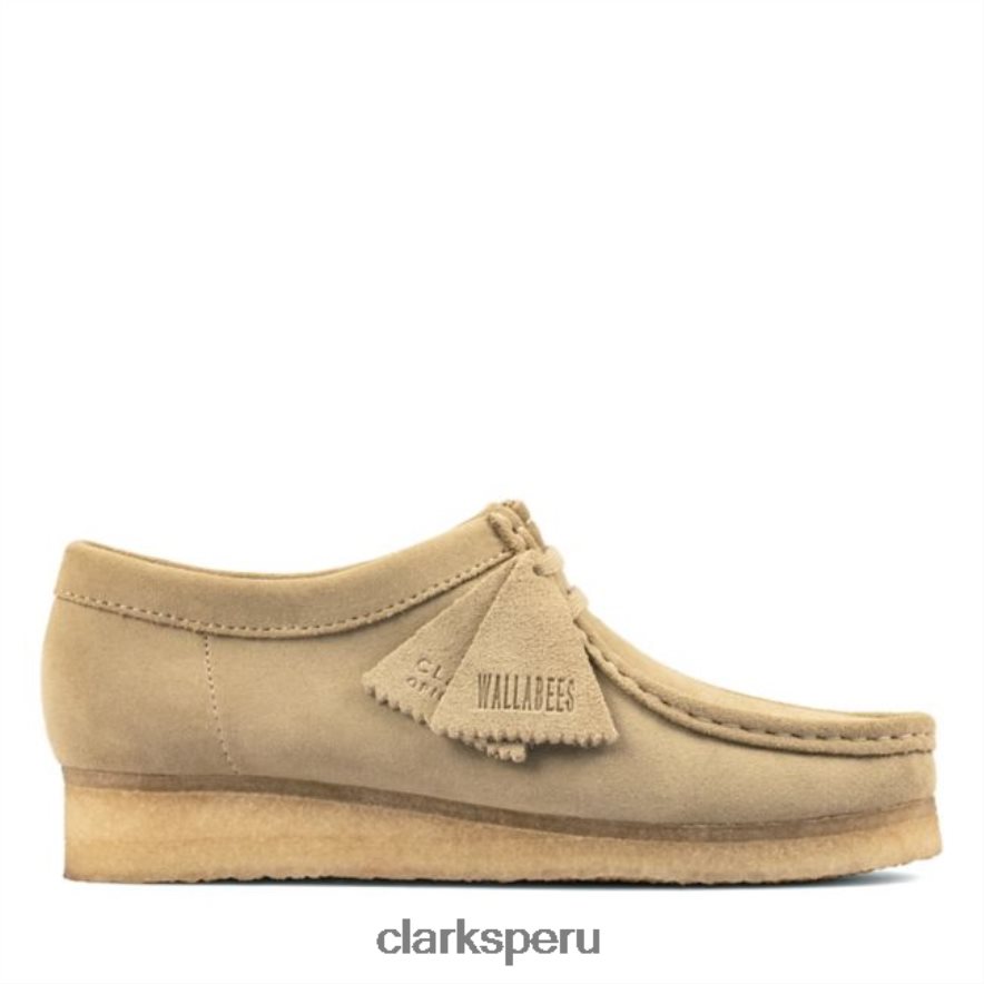 ante de arce clarks wallabee ante de arce mujer Clarks 40N4LX5123 gamuza de arce