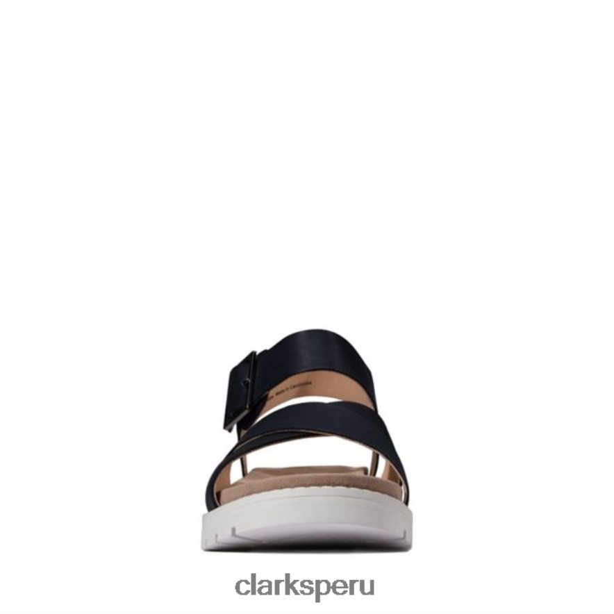 correa orinoco cuero azul marino clarks cuero azul marino mujer Clarks 40N4LX5223 cuero azul marino