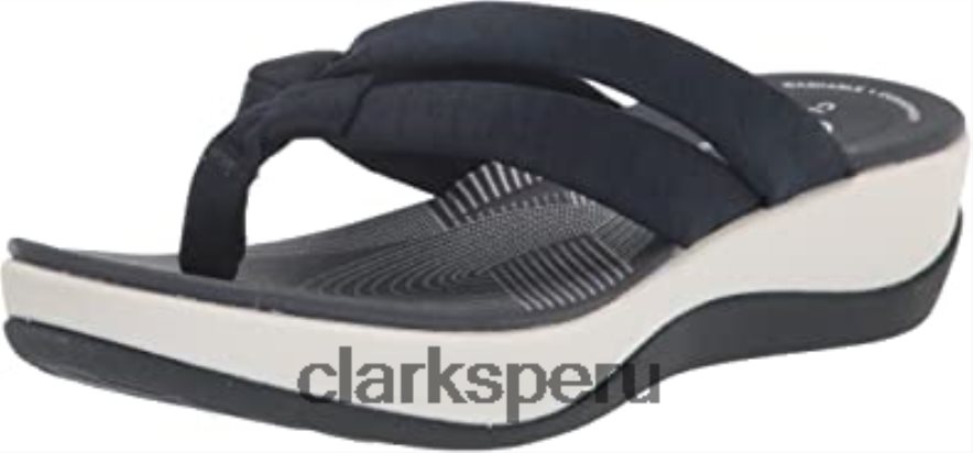 Chanclas clarks arla kaylie azul marino textil mujer Clarks 40N4LX2723 textil azul marino