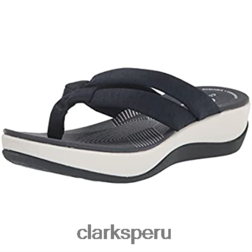 Chanclas clarks arla kaylie azul marino textil mujer Clarks 40N4LX2723 textil azul marino