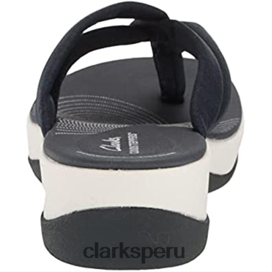 Chanclas clarks arla kaylie azul marino textil mujer Clarks 40N4LX2723 textil azul marino