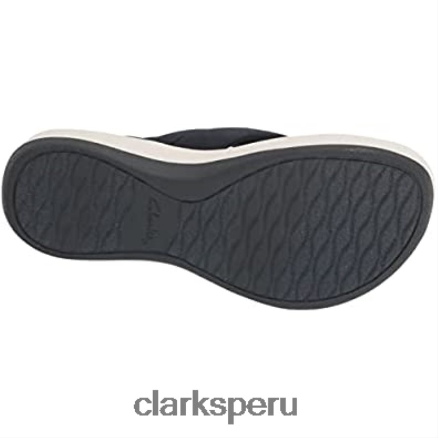 Chanclas clarks arla kaylie azul marino textil mujer Clarks 40N4LX2723 textil azul marino
