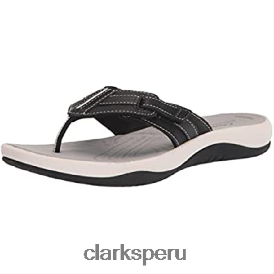 Chanclas clarks mujer sunmaze daisy sintetica negro mujer Clarks 40N4LX2664 negro sintético