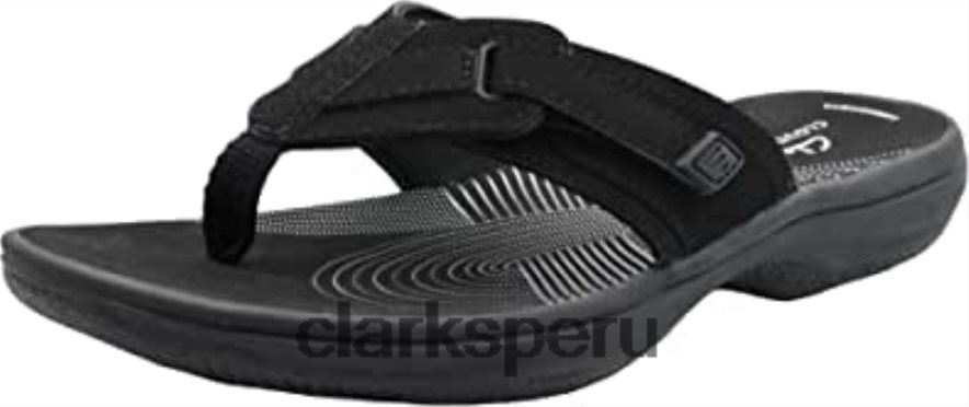 chanclas brinkley jazz negro/negro para mujer clarks mujer Clarks 40N4LX2006