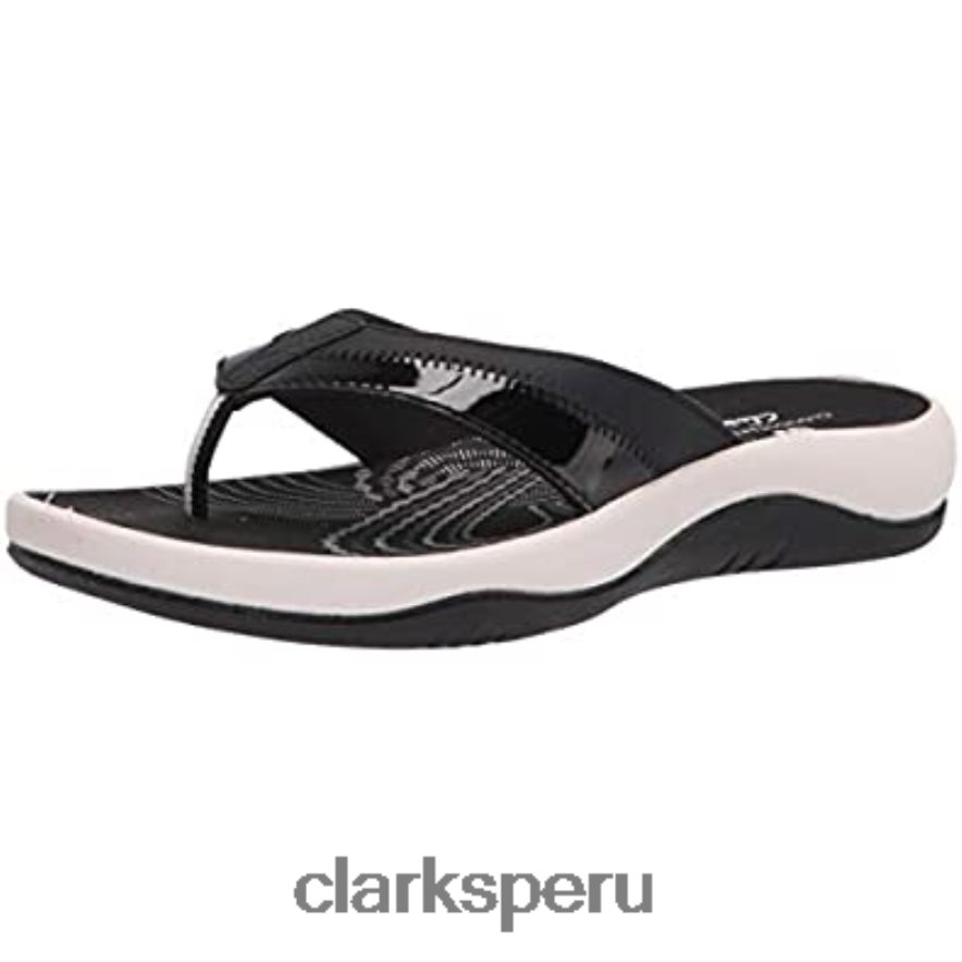 chanclas sunmaze surf mujer clarks charol sintético negro mujer Clarks 40N4LX623 charol sintético negro