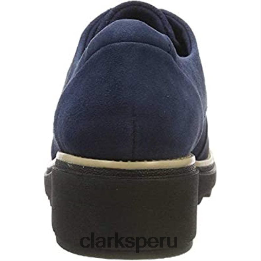 Derby sharon noel de ante azul marino de Clarks azul marino de ante azul marino mujer Clarks 40N4LX865 ante azul marino ante azul marino